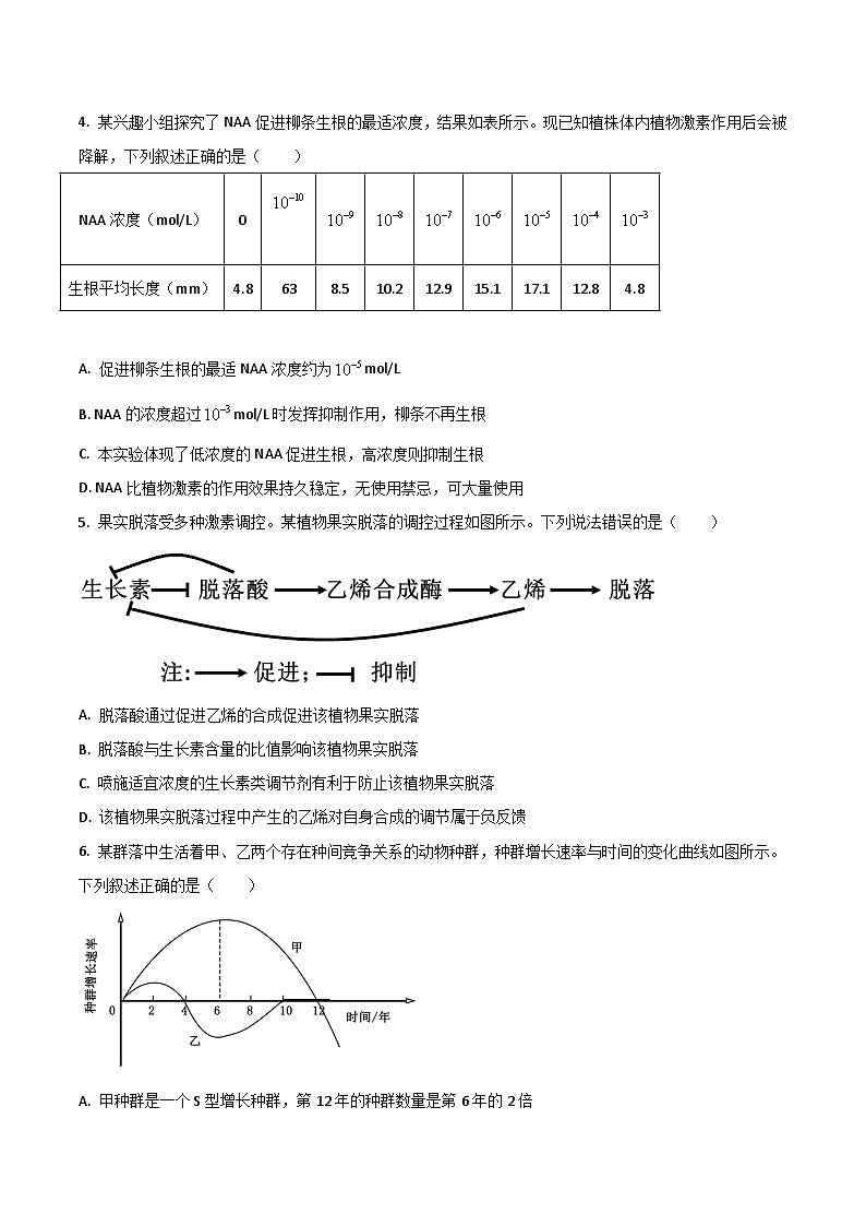河北省邢台市重点高中2025-2026学年高二上学期第三次月考试题 生物（含答案）第2页