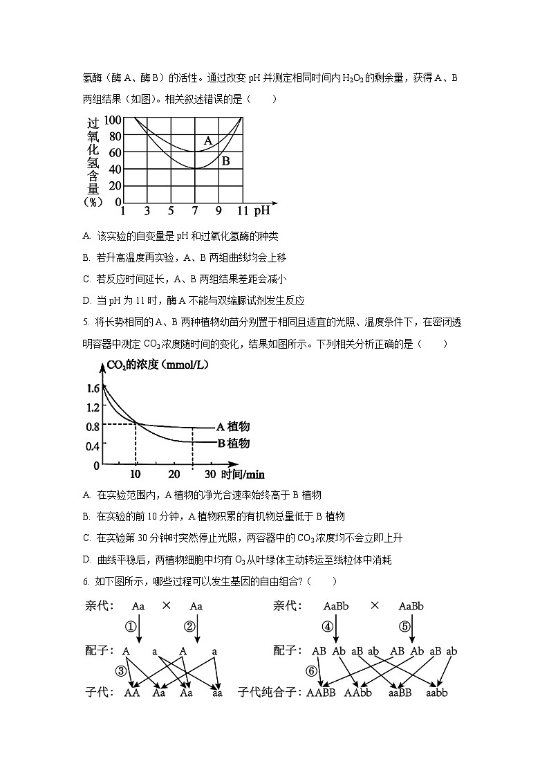 【生物】内蒙古霍林郭勒市2025-2026学年高三上学期1月月考（学生版）第2页