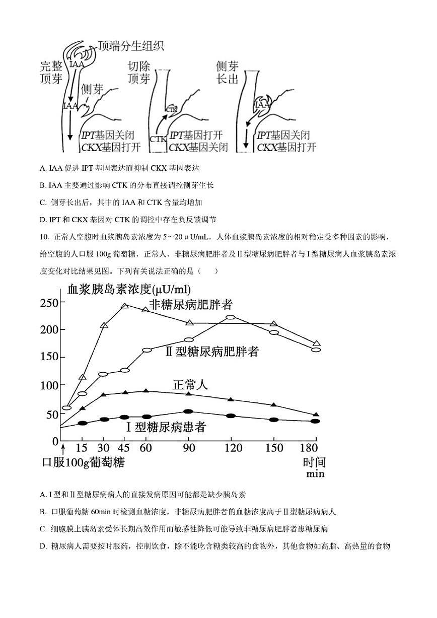 2026届河北省沧州市六县一中高三上一模生物试题无答案第3页