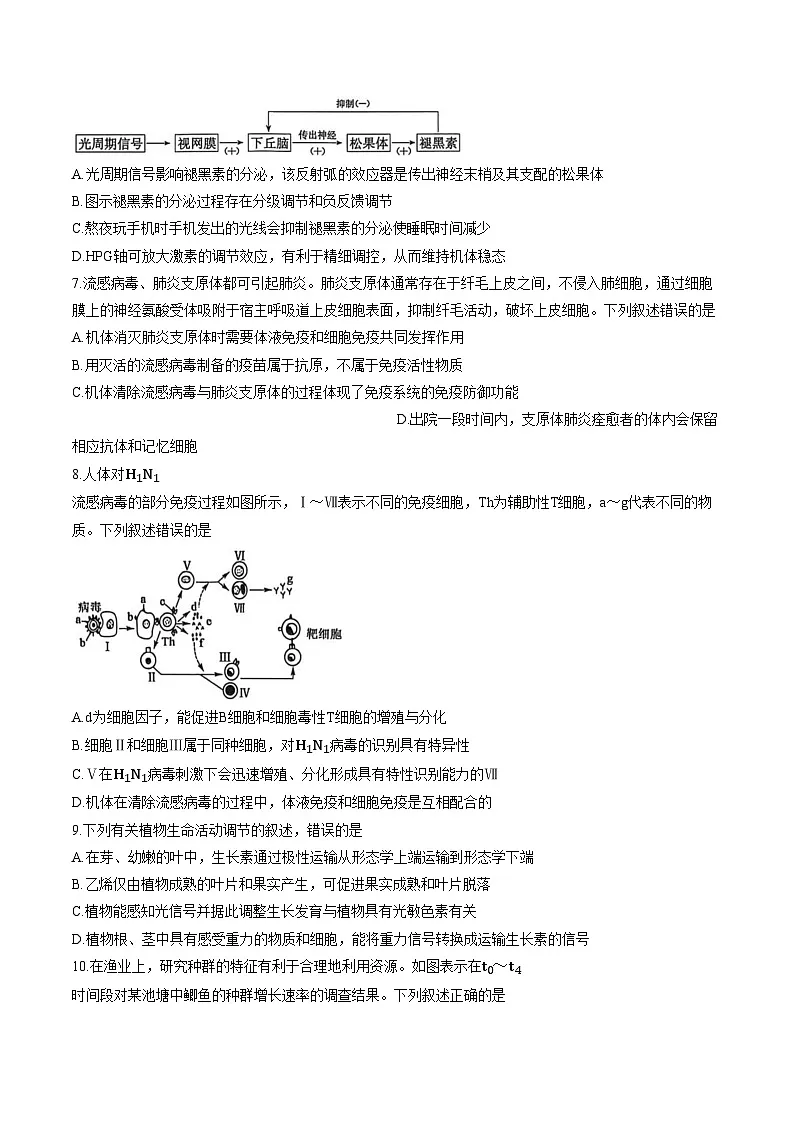 陕西商洛市部分学校期末联考2025_2026学年高二上学期2月期末生物试题（文字版，含答案）第3页