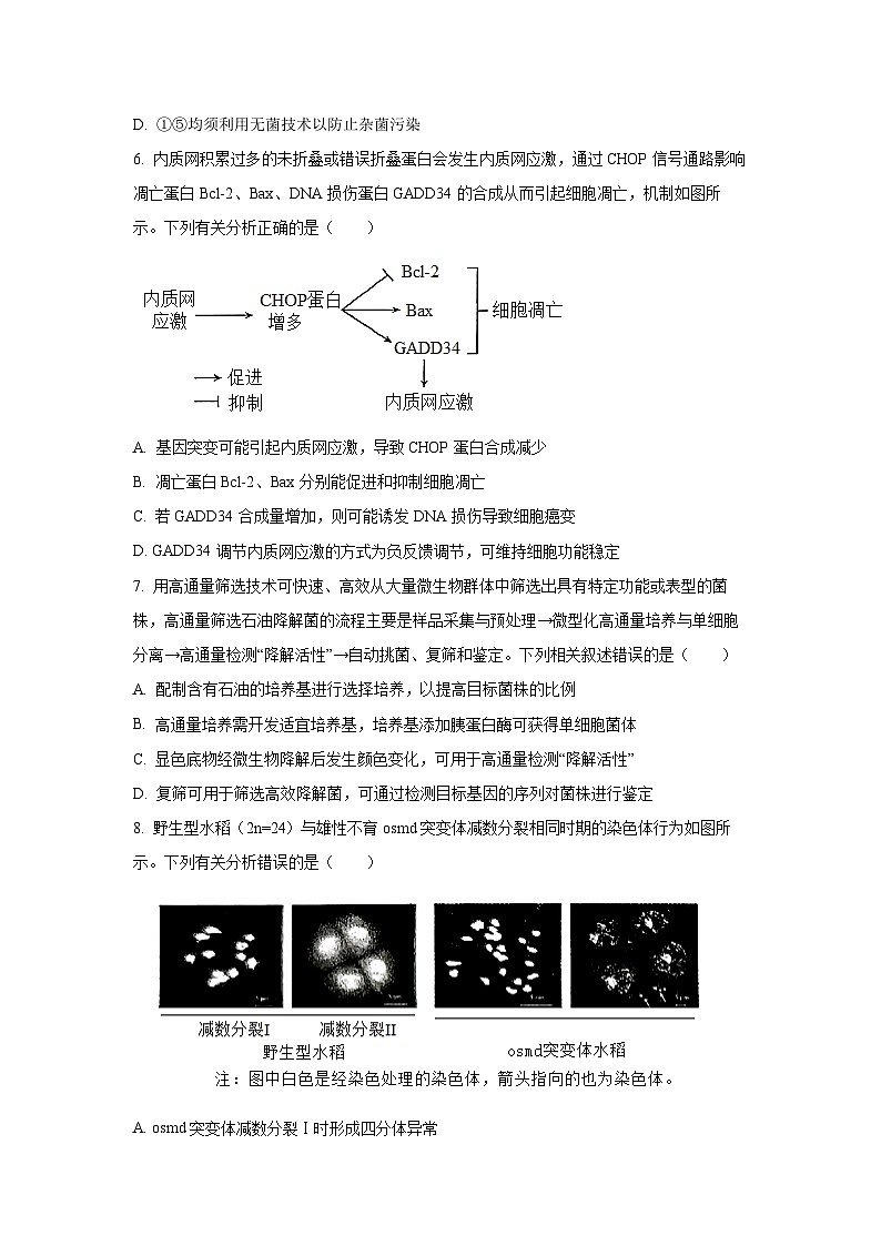 【生物】河南省南阳市2025-2026学年高三上学期期末试题（学生版）第3页