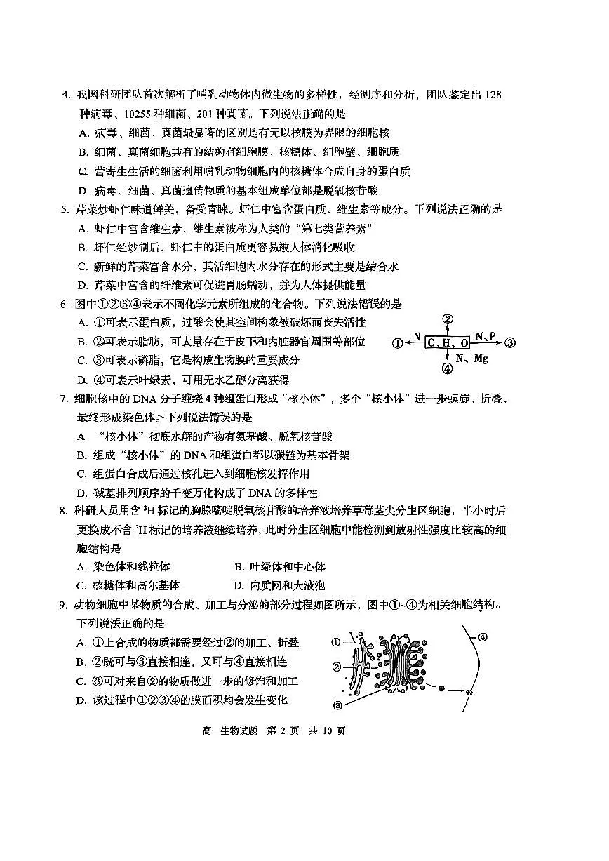 生物试题第2页