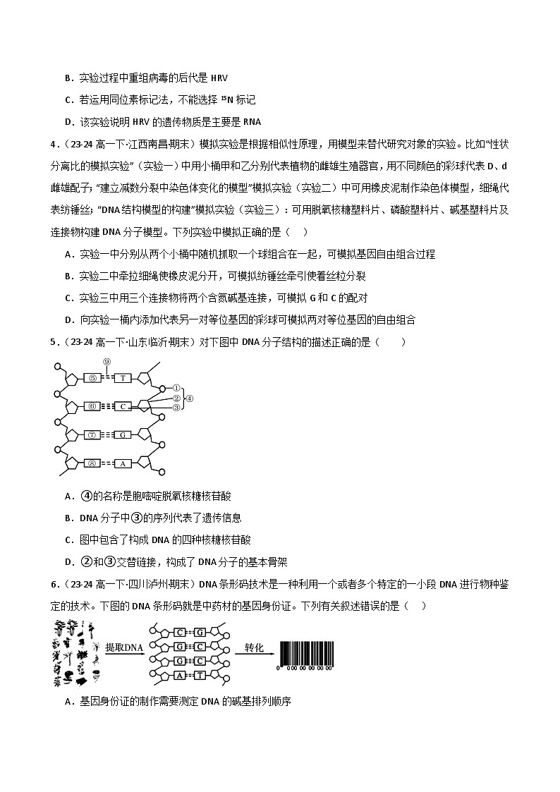 专题04 基因的本质（2019人教版）（原卷版）第2页