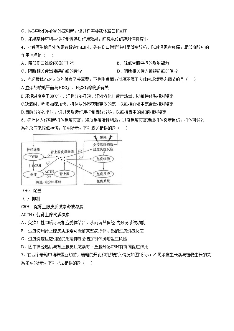 福建福州一中2025_2026学年第一学期第二学段模块考试高二生物期末试卷（文字版，含答案）第2页