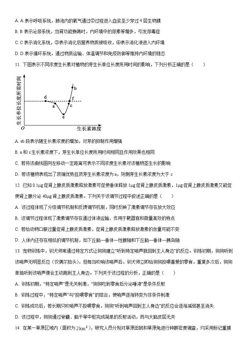 2025-2026学年辽宁省名校联盟高二上学期12月联考生物试卷（学生版）第3页