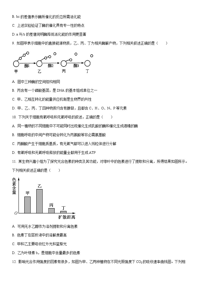 2025-2026学年新疆维吾尔自治区巴音郭楞蒙古自治州高一上学期1月期末生物试卷（学生版）第3页