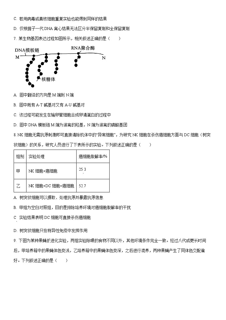 2025-2026学年辽宁省丹东市高三上学期期末生物试卷（学生版）第3页