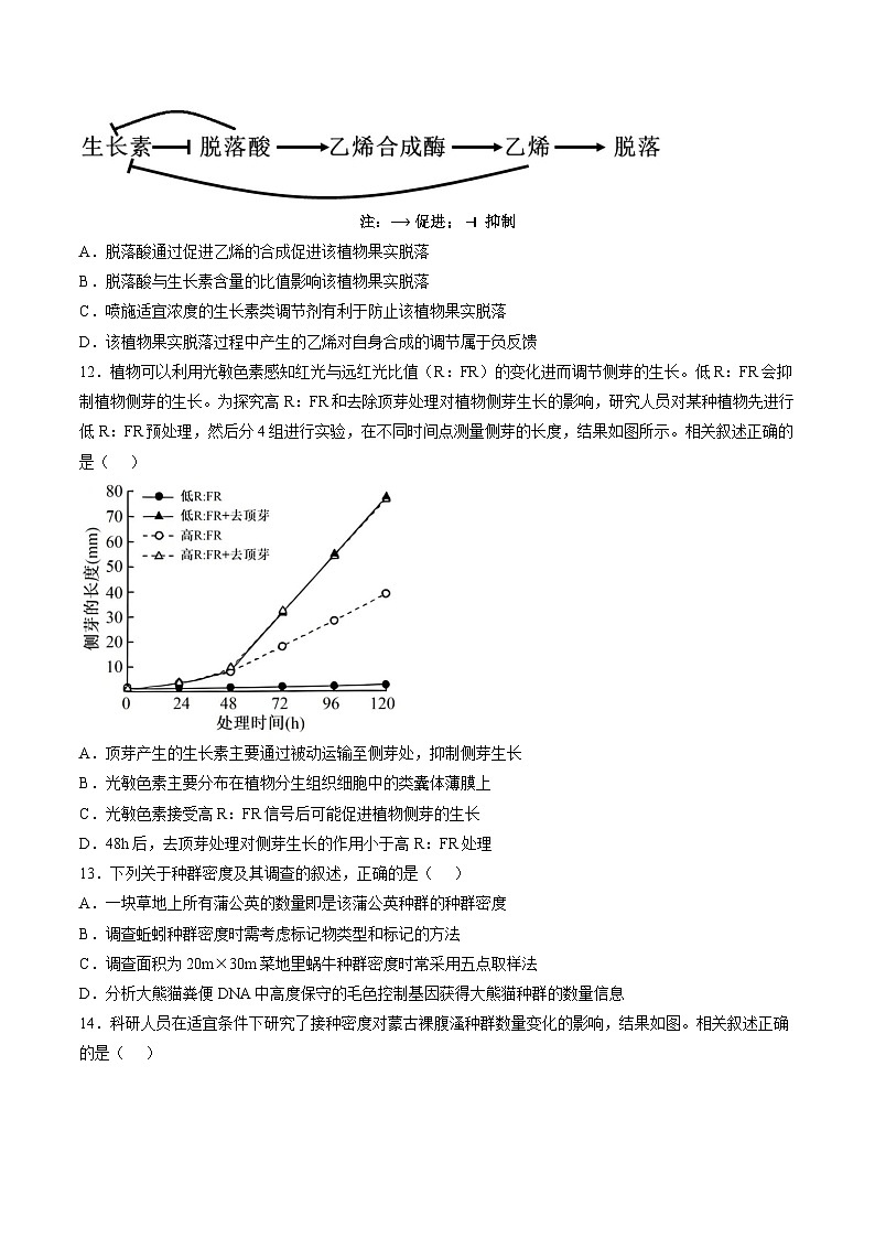江苏省南京市鼓楼区南京市第二十九中学2025-2026学年高二上学期1月月考生物试题含答案第3页