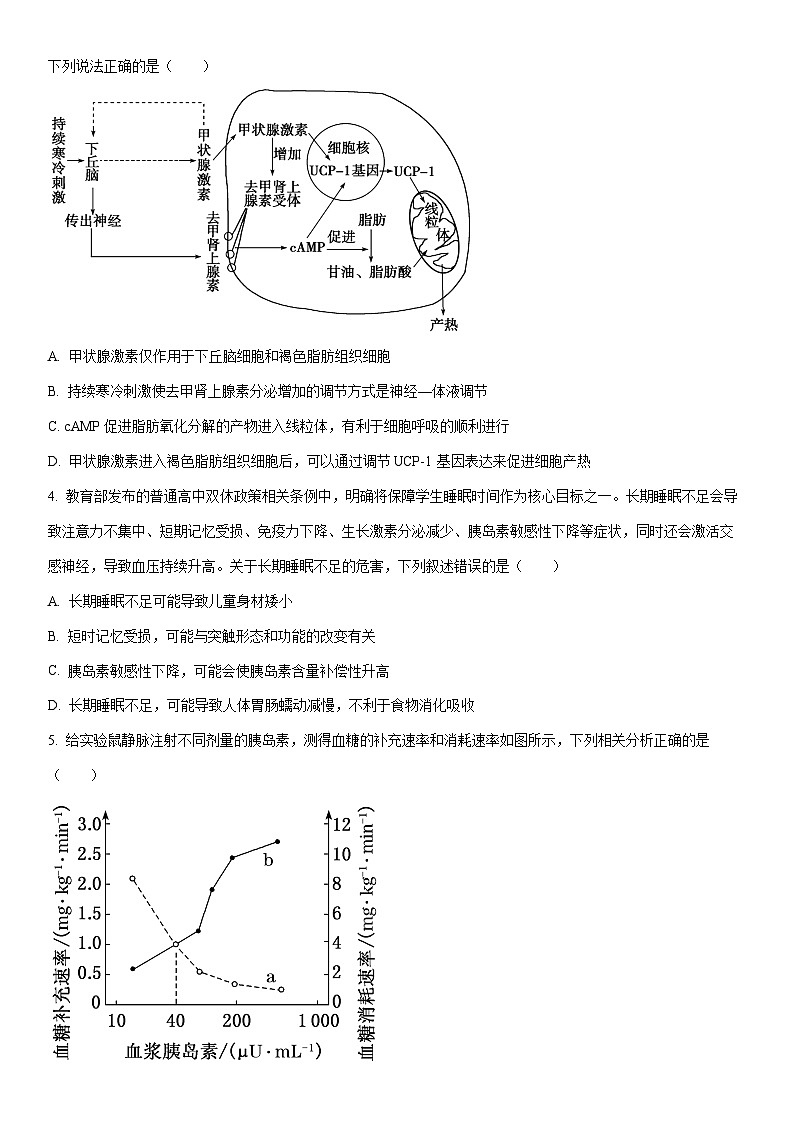 河南省南阳市2025年秋期高二年级上期终质量评估生物试卷（学生版）第2页