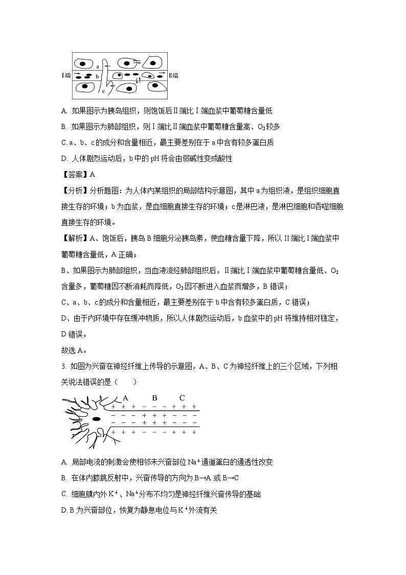 【生物】湖南岳阳市岳阳楼区2025-2026学年上学期期末试卷高二（解析版）第2页