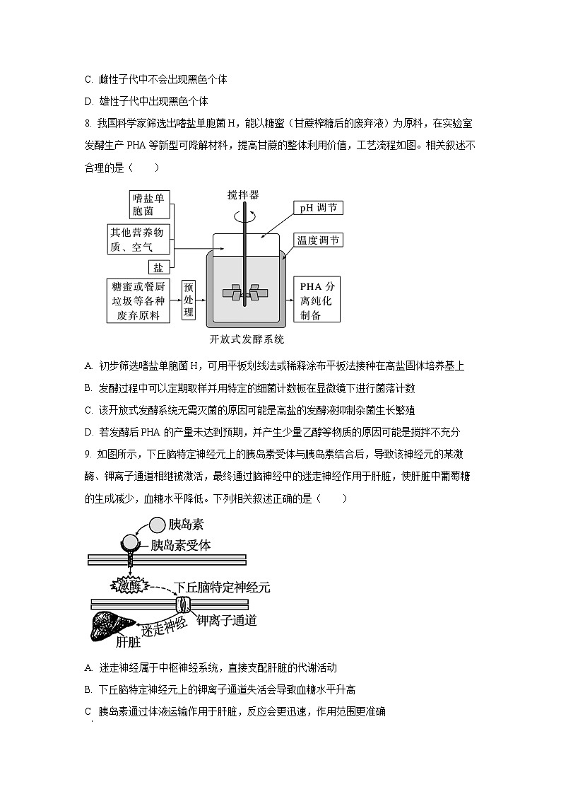 【生物】内蒙古赤峰市2025-2026学年高三上学期1月模拟考试（学生版）第3页