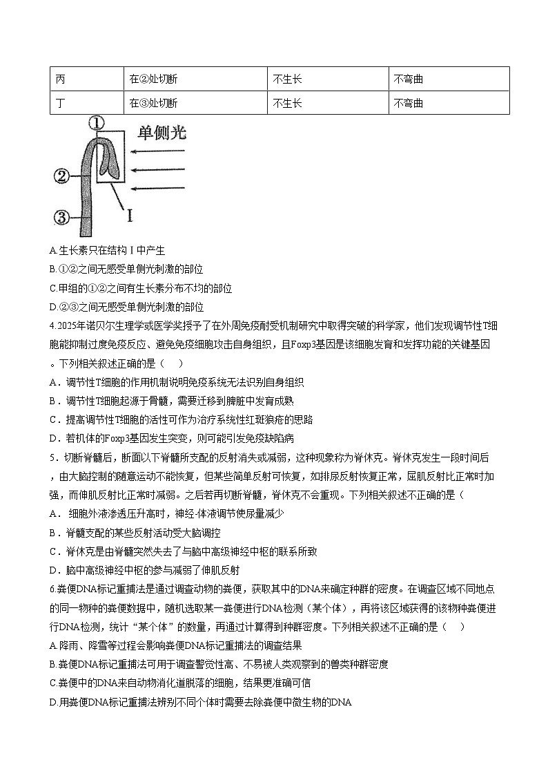 江西南昌市第十中学2025_2026学年上学期期末考试高二生物试题（文字版，含答案）第2页