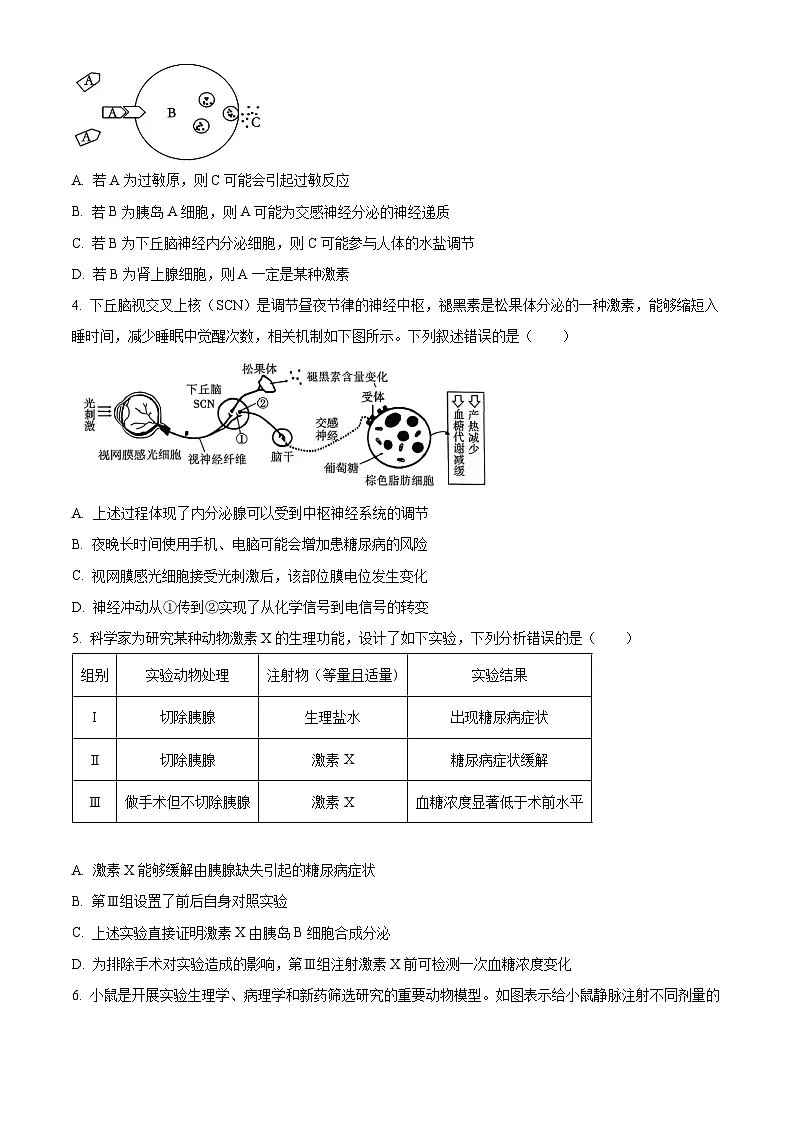 河南许昌市2025-2026学年第一学期期末质量检测高二生物学（试卷+解析）第2页