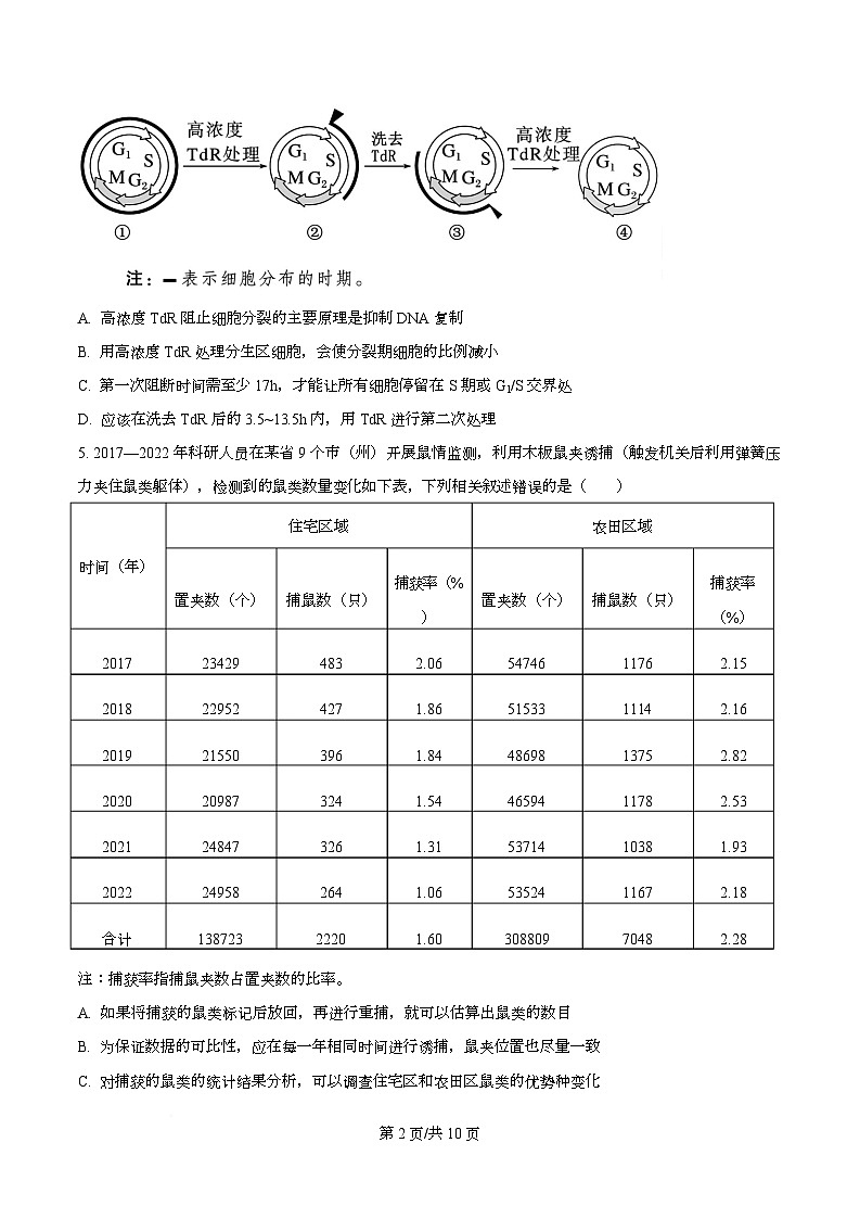 安徽省六校联考2025-2026学年高三上学期1月月考生物试题  Word版无答案第2页