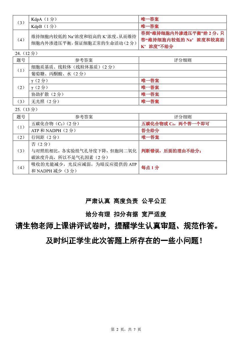 辽宁省点石联考2028届高一上学期期末质量监测生物试卷B（含答案）第3页
