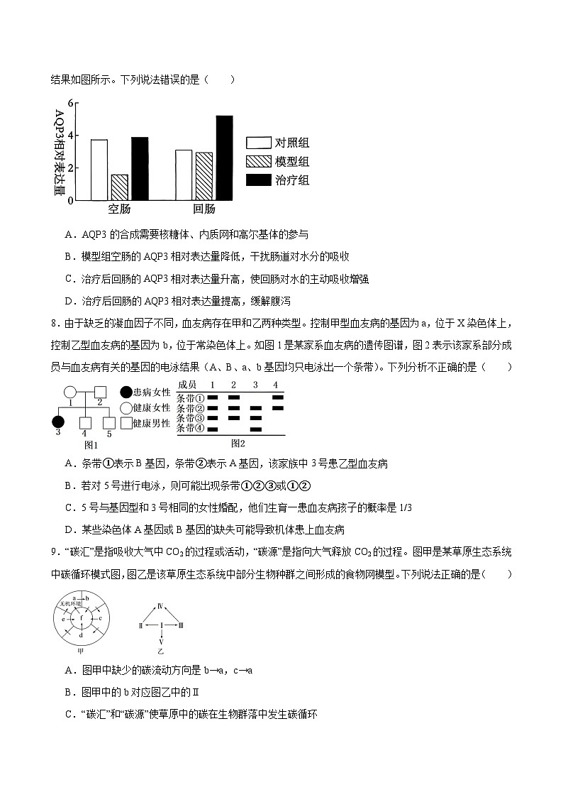 天津市八所重点学校2026届高三上学期期末联考生物试卷（Word版附答案）第3页