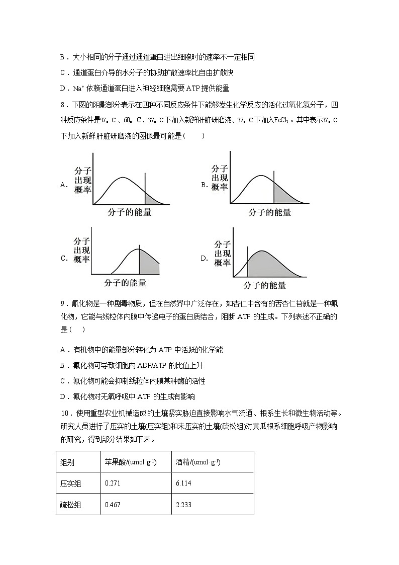 江西省九江市永修县第一中学2025-2026学年高一下学期学情自测生物试题含答案第3页