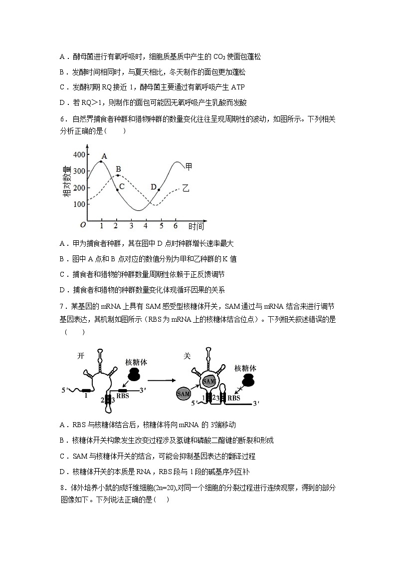 2026届江苏省徐州市鼓楼区徐州市第三中学高三一模生物试题含答案c第2页