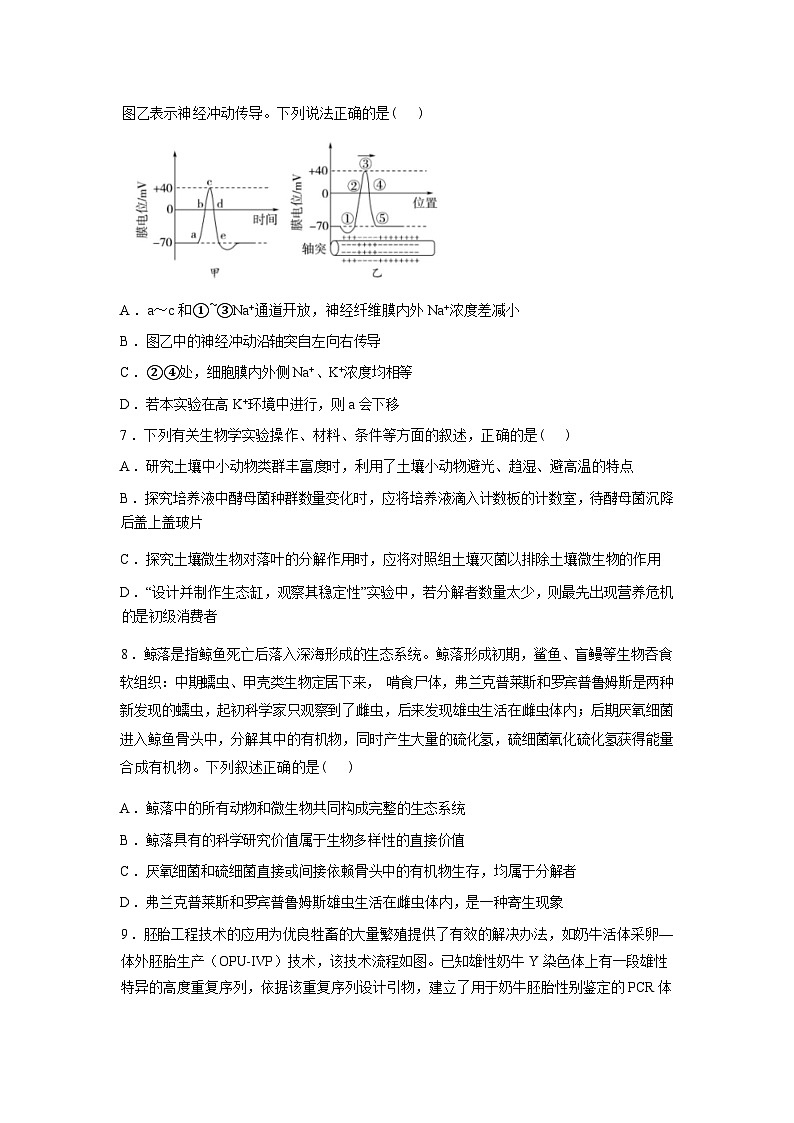 湖南平江县颐华高级中学2025-2026学年高三下学期开学考试生物试题含答案第3页