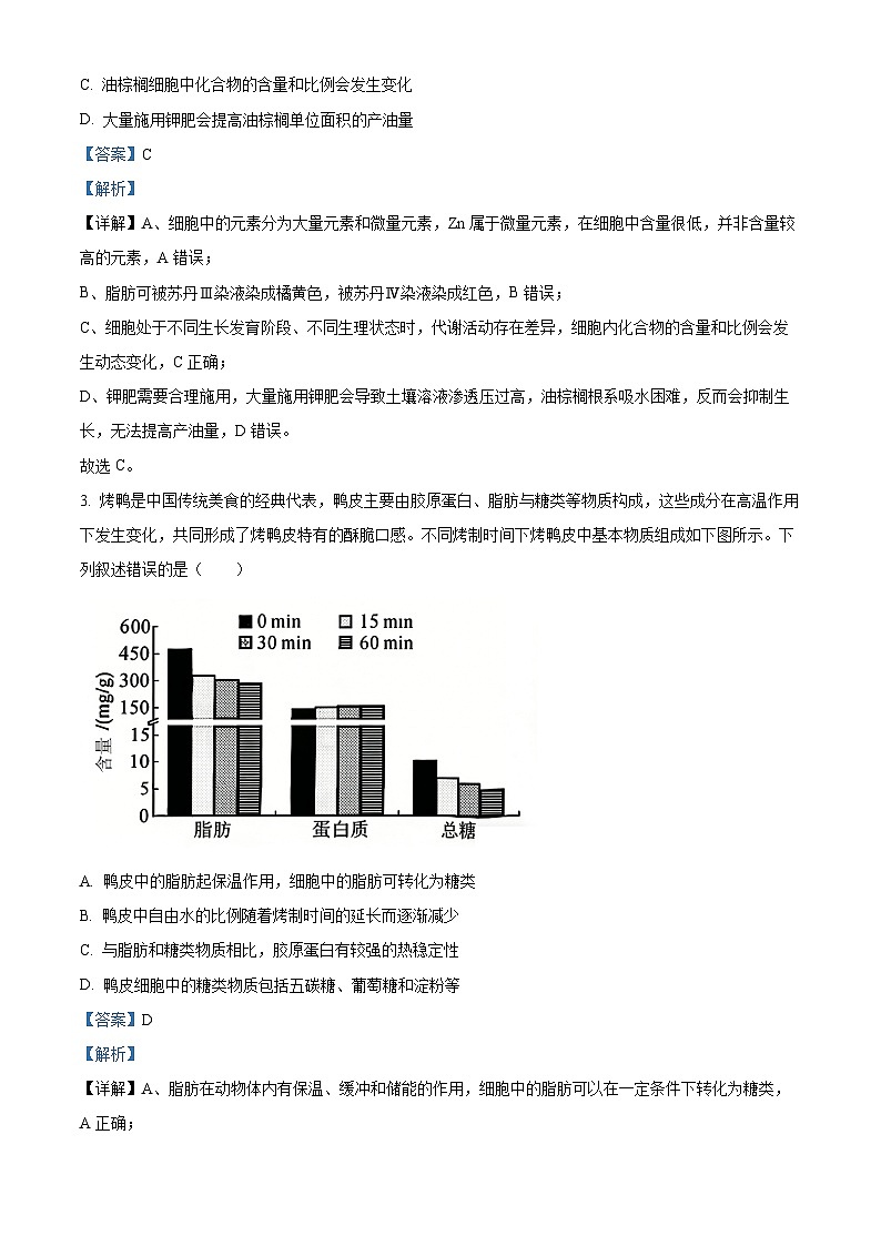 河南开封市新未来2025-2026学年高一年级下学期3月测评生物试题 Word版含解析第2页