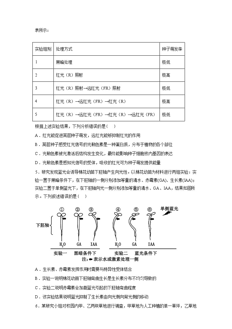 安徽省蚌埠京师实验高级中学2025-2026学年高二下学期开学考试生物试题含答案第2页