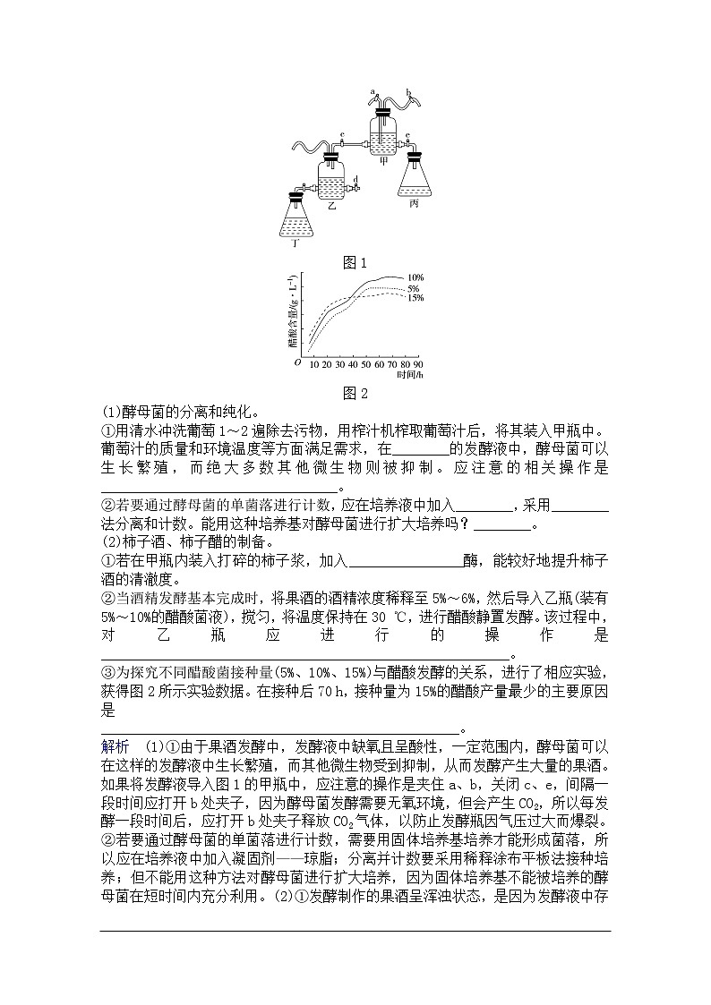 2020年人教版生物高考总复习练习：第十单元 第1讲 传统发酵技术第2页