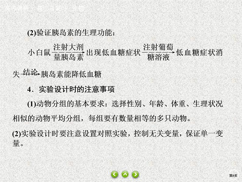 2020年人教版生物高考总复习课件：第八单元 热点题型十二 激素调节相关实验探究05