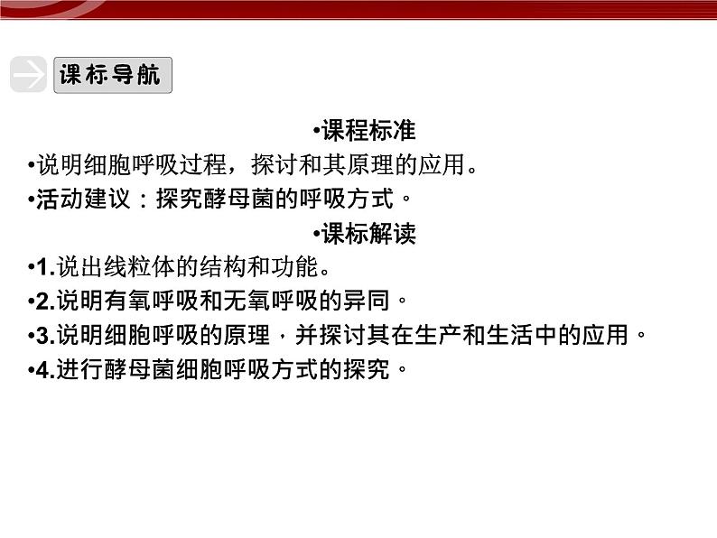 衡水高中用 人教版新课标 必修一  5-3 细胞呼吸的原理和应用 课件03