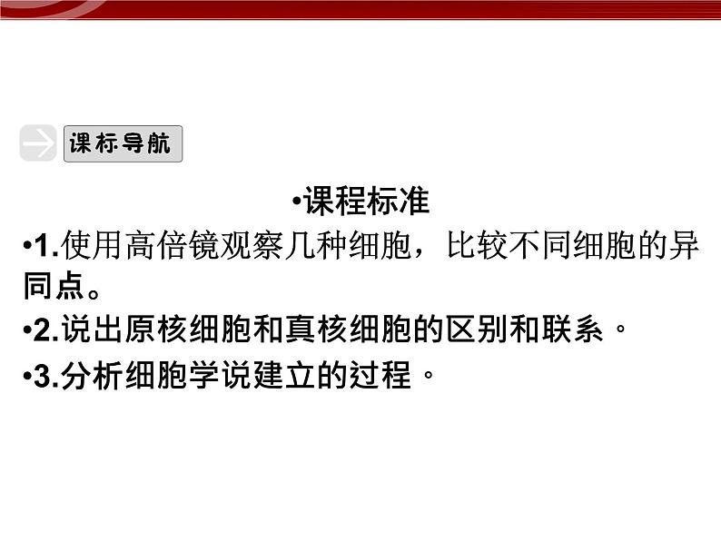 衡水高中用 人教版新课标 必修一  1-2 细胞的多样性和统一性 课件第3页