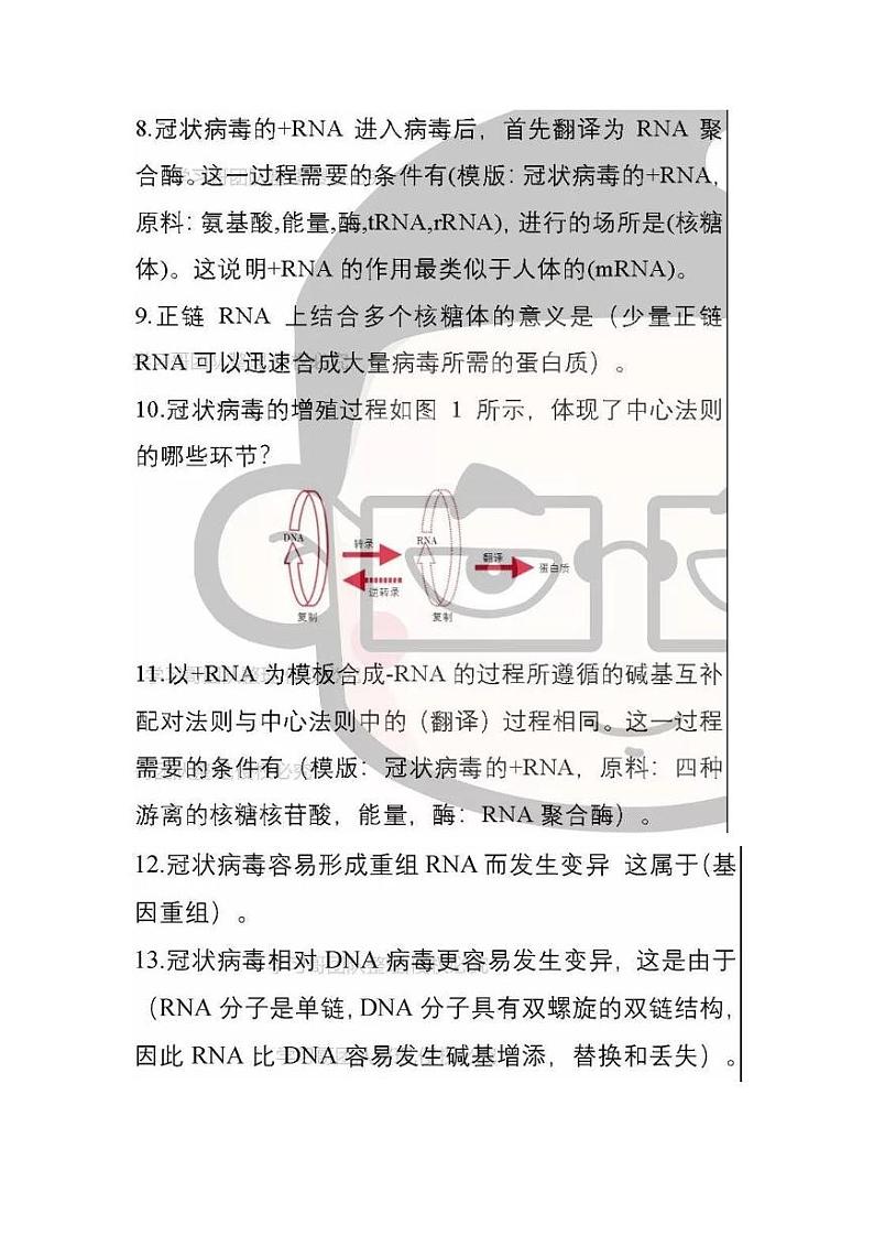 新型肺炎考点预测第3页