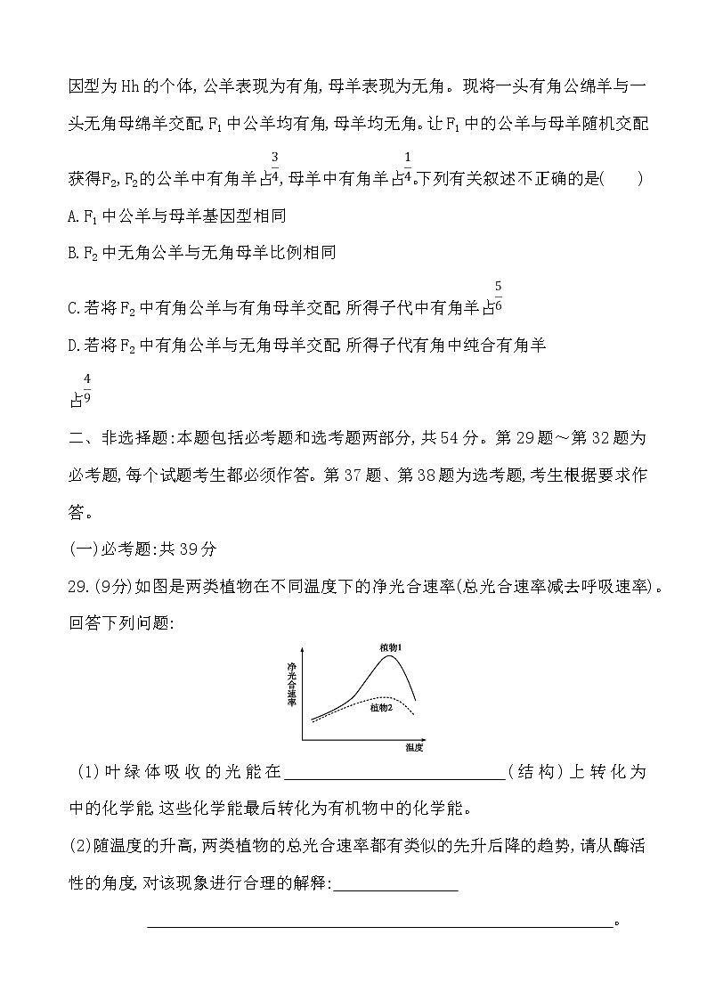 2019届全国高考生物复习高考仿真冲刺卷(三)（解析版）第3页
