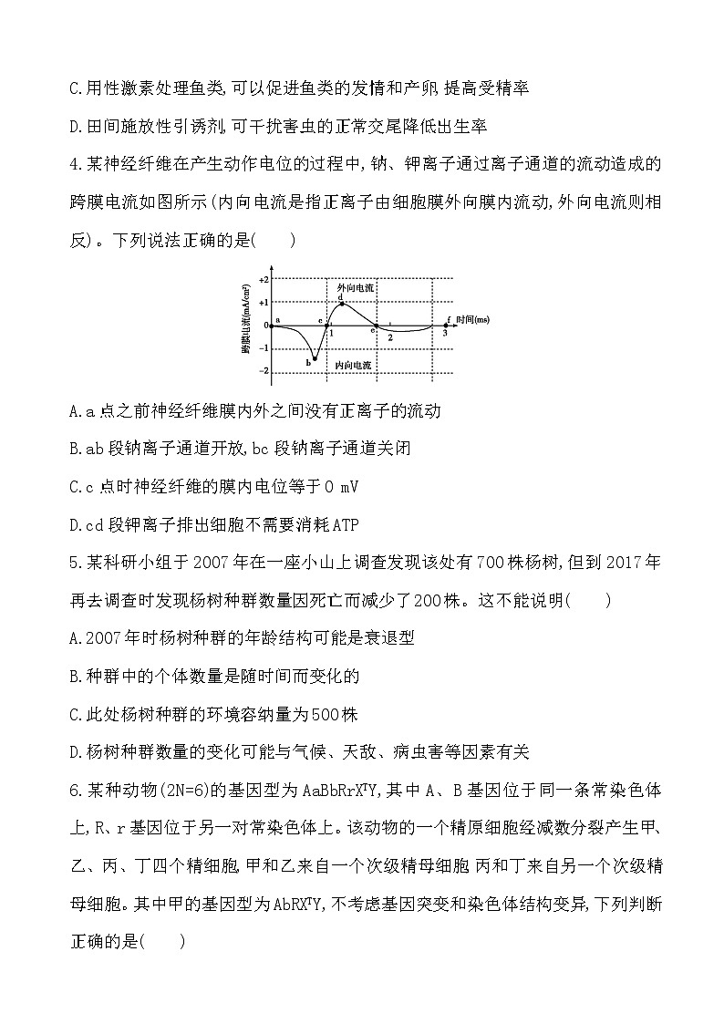 2019届全国高考生物复习高考仿真冲刺卷(四)（解析版）第2页