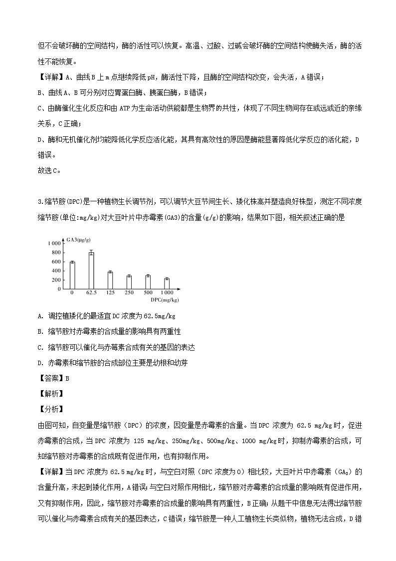 2019届湖南省长沙市长郡中学高三下学期第二次模拟考试理科综合生物试题（解析版）02