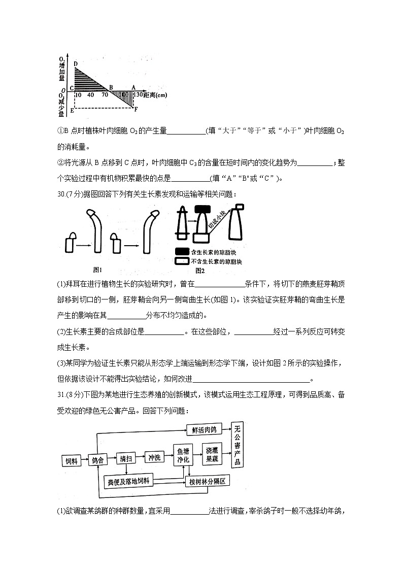 陕西省咸阳市2020届高三高考模拟检测检测（二） 生物第3页