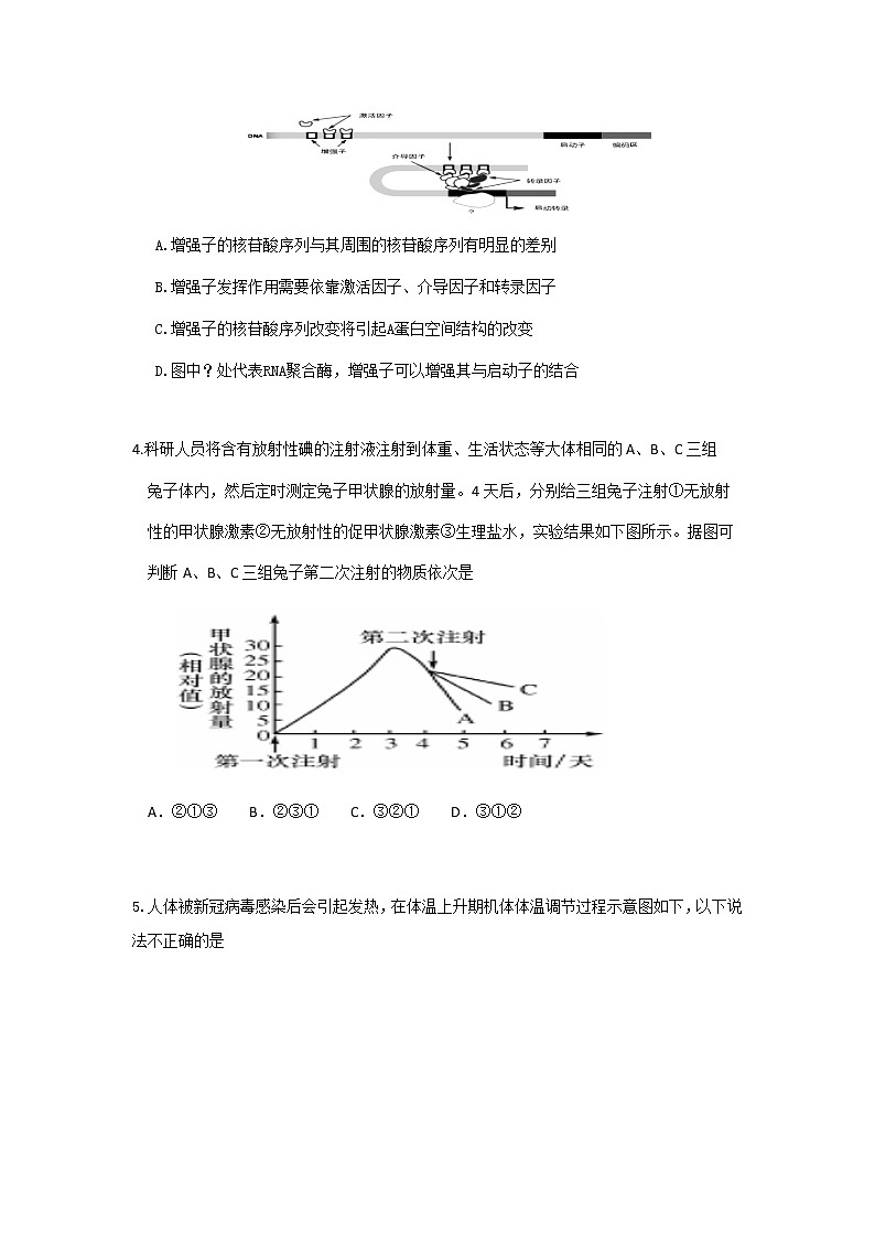 2020北京高考生物押题试卷二02
