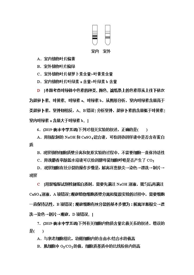 2020年普通高等学校招生统一考试生物模拟卷6第3页