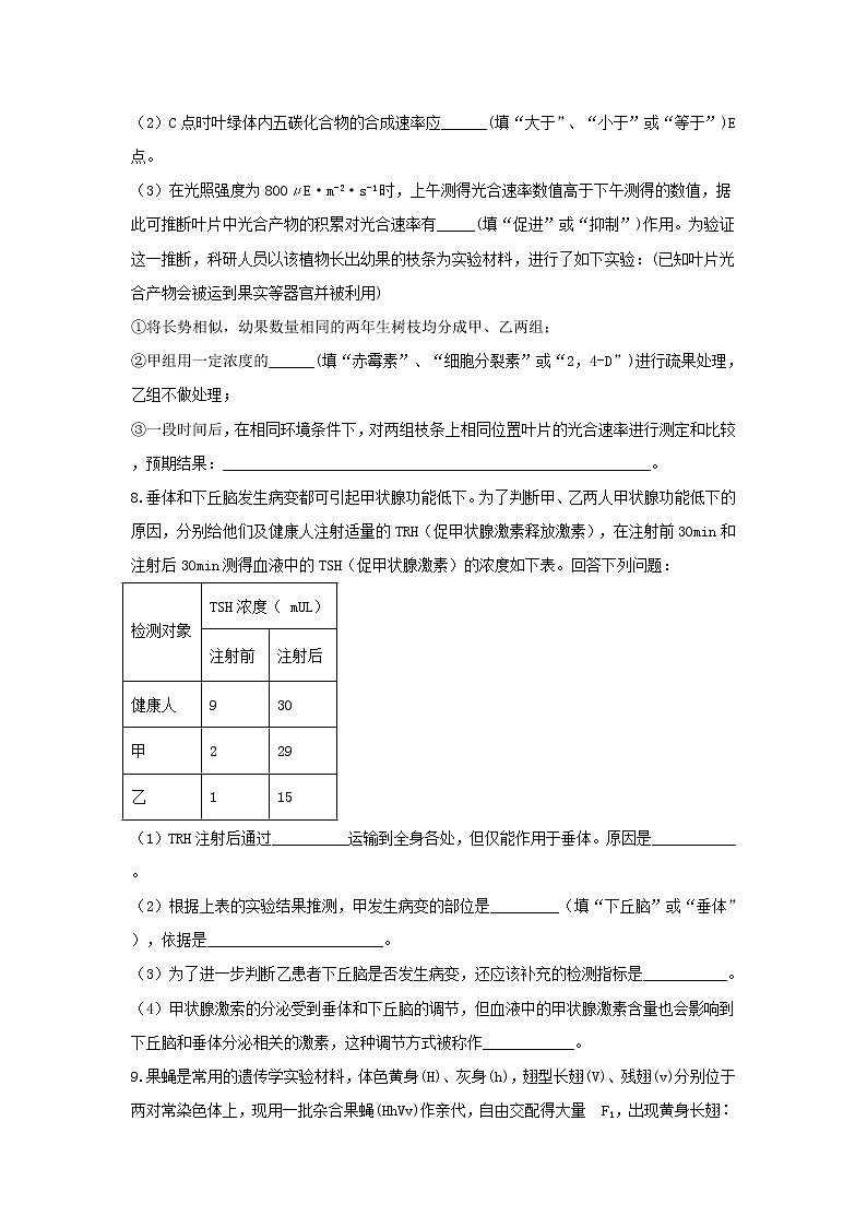 2020全国卷Ⅰ高考压轴卷 生物03
