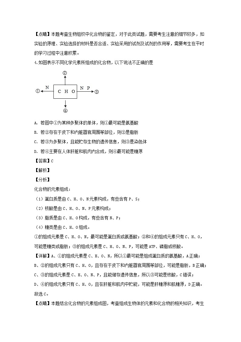黑龙江省哈尔滨市六中2020届高三上学期第三次调研考试生物试题第3页