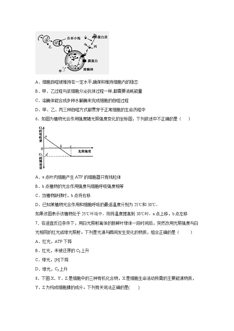 【生物】江西省赣州市会昌县会昌中学2019-2020学年高二下学期开学考试试题02