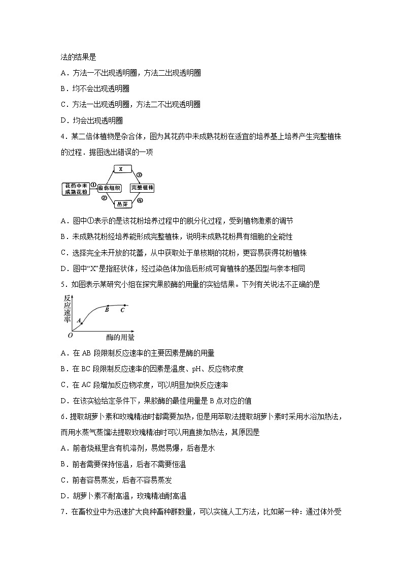 【生物】四川省宜宾市叙州区第二中学校2019-2020学年高二下学期第二次月考试题第2页