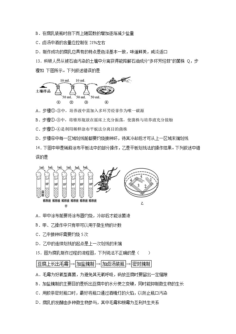 【生物】四川省越西中学2019-2020学年高二5月月考试题03