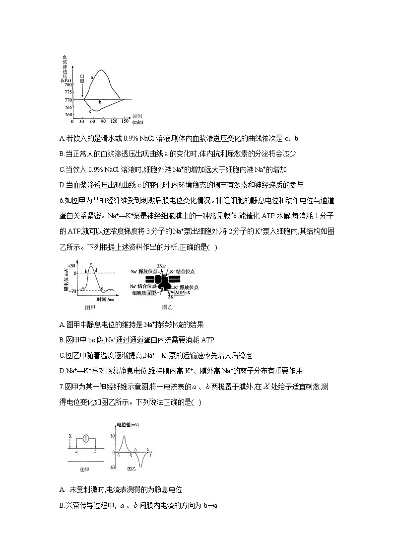 【生物】河南省焦作市沁阳市第一中学2019-2020学年高二5月份月考试题（解析版）02