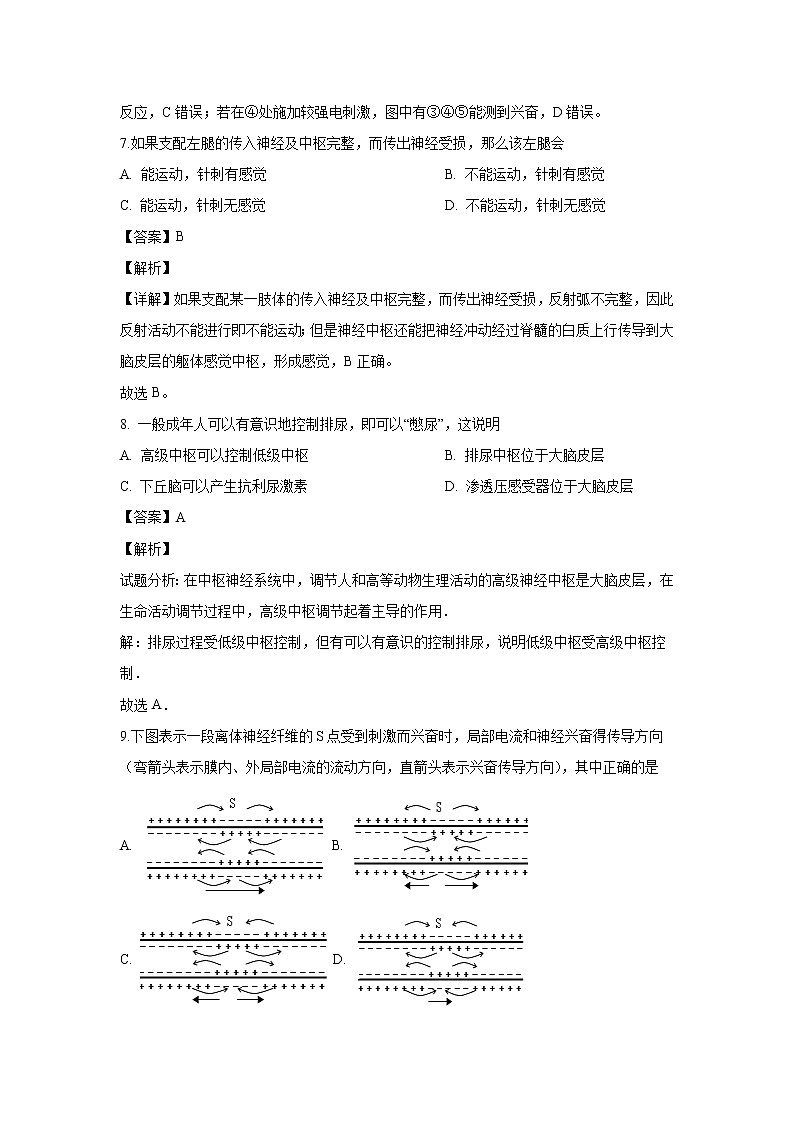 【生物】辽宁省凌源市联合校2019-2020学年高二上学期期中考试试题（解析版）03
