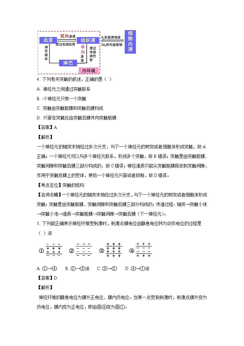 2018-2019学年内蒙古鄂尔多斯西部四旗高二上学期期末联考生物试题 解析版第3页