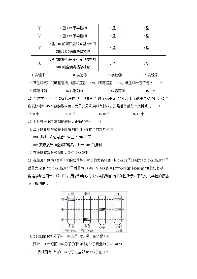2018-2019学年陕西省西安市长安区第一中学高二上学期期末考试生物（理）试题 Word版第3页