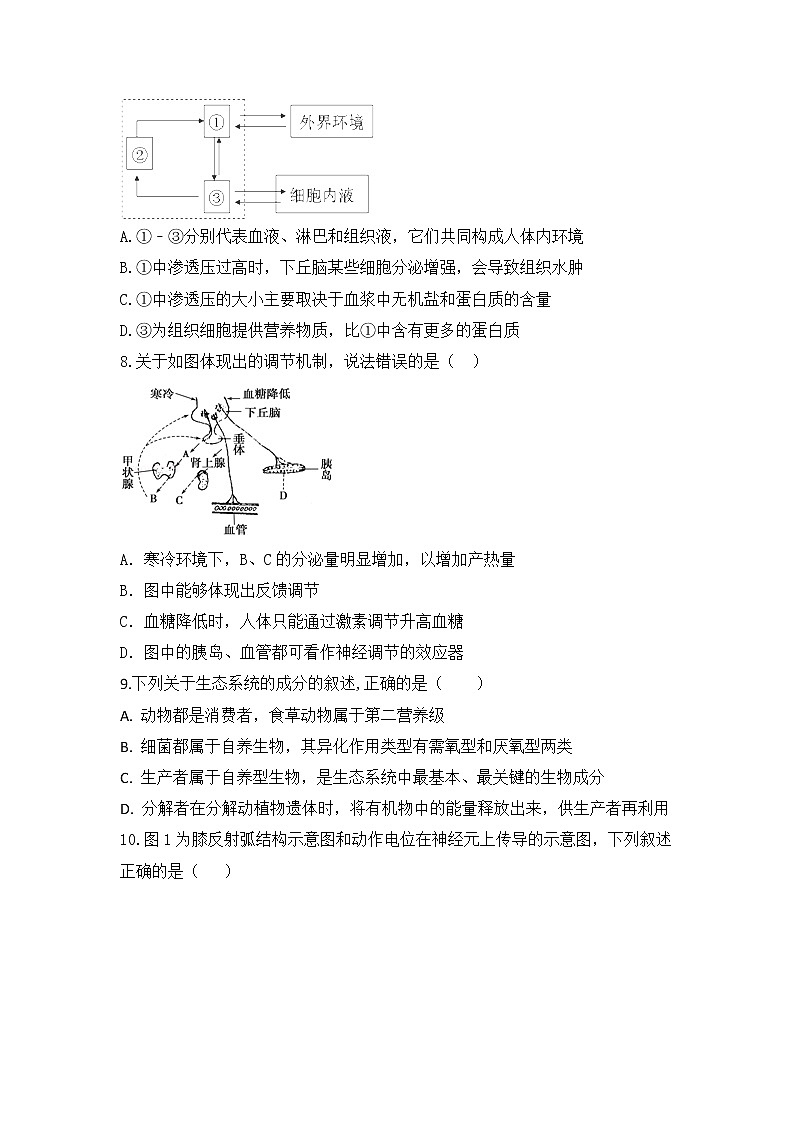 2018-2019学年安徽省滁州市民办高中高二上学期期末考试生物试题 Word版第3页