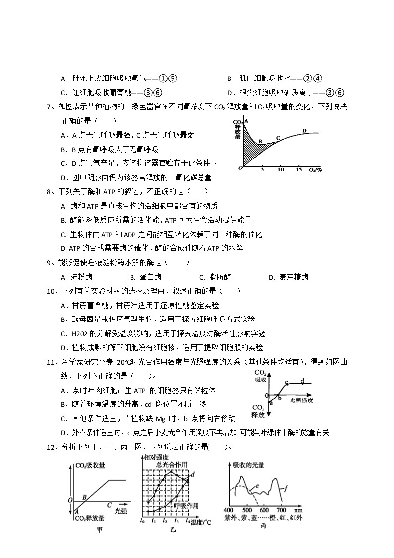 2018-2019学年甘肃省静宁县第一中学高二上学期期末考试生物试题（1-4班） word版02