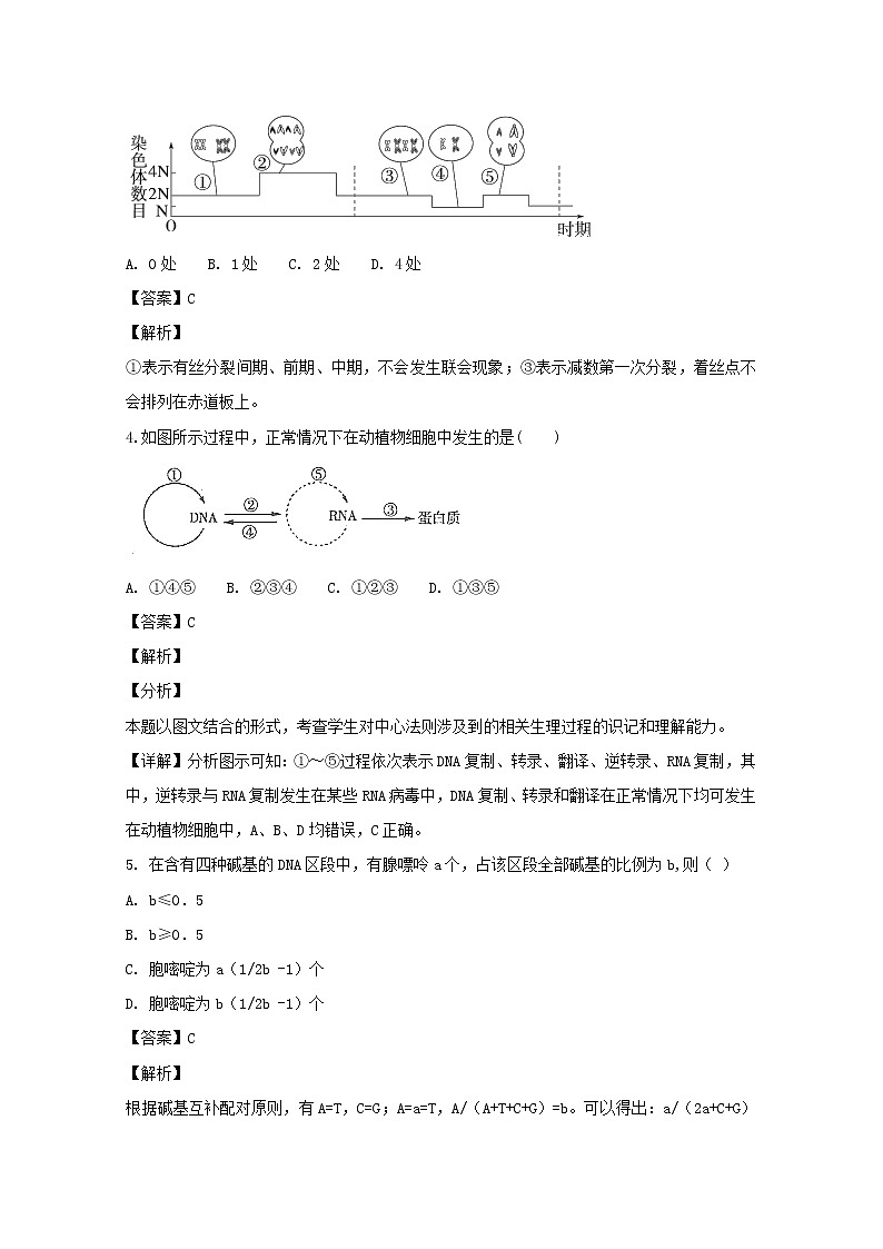 2018-2019学年贵州省思南中学高二上学期期末考试生物试题 解析版02