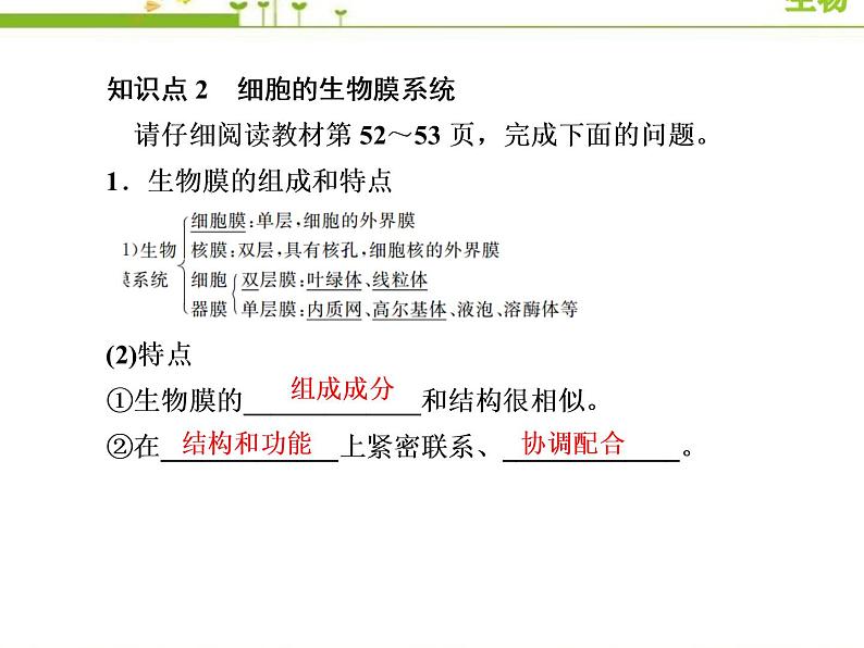 （新）人教版高中生物必修1教学课件：3-2-2细胞器之间的协调配合第8页