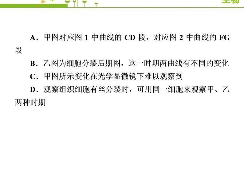 （新）人教版高中生物必修1教学课件：章末整合提升6　细胞的生命历程06